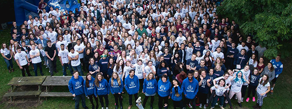 A big group of Derwent College Members